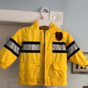Carters Fireman Heroes Yellow Rain Jacket 12ms